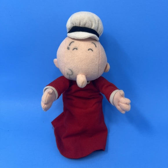 Vintage Popeye Stuffins 1999 Plush Stuffed Toy Doll in Red Outfit & White Hat 8" - Picture 14 of 16